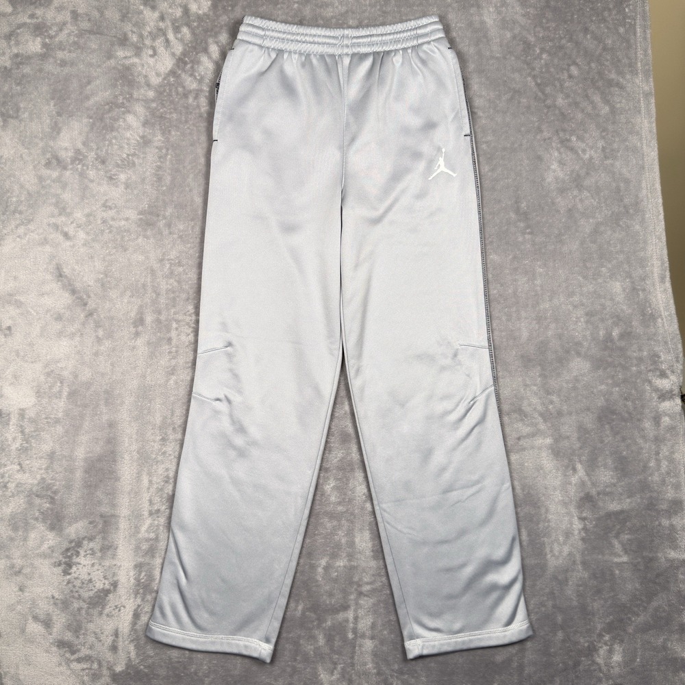Nike Therma-Fit Sweatpants Boys Large 12-13 YRS Joggers Fleece Shiny Dazzle L